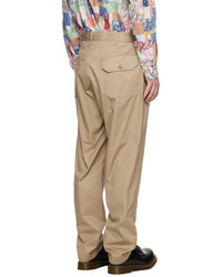 beige Chinohose von Engineered Garments