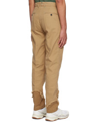 beige Chinohose von Incotex Red x FACETASM