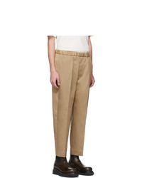 beige Chinohose von Jil Sander