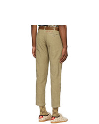 beige Chinohose von Gucci