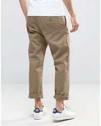 beige Chinohose von Weekday