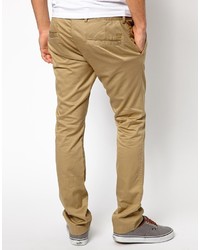 beige Chinohose von Diesel