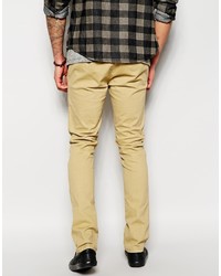 beige Chinohose von Solid