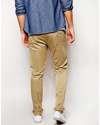 beige Chinohose von Diesel