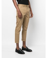 beige Chinohose von Low Brand