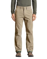 beige Chinohose von Eddie Bauer