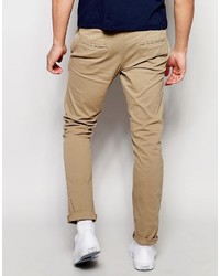 beige Chinohose von Selected