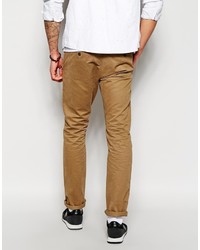 beige Chinohose von Selected