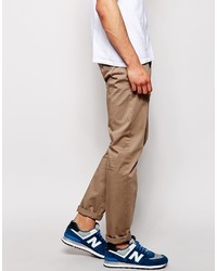 beige Chinohose von Selected