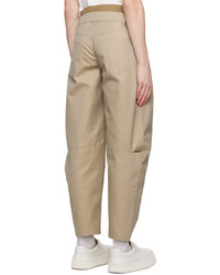 beige Chinohose von Feng Chen Wang