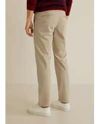 beige Chinohose von Mango Man