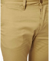 beige Chinohose von Asos