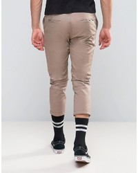 beige Chinohose von Asos