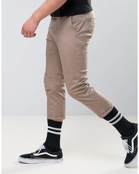 beige Chinohose von Asos