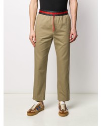 beige Chinohose von Gucci