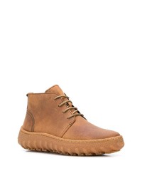 beige Chukka-Stiefel aus Leder von Camper