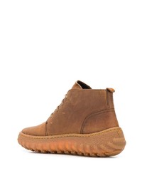 beige Chukka-Stiefel aus Leder von Camper