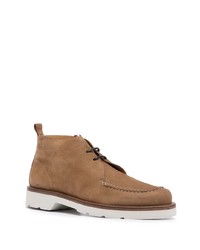 beige Chukka-Stiefel aus Leder von Bally