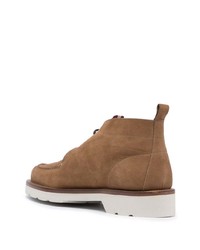 beige Chukka-Stiefel aus Leder von Bally