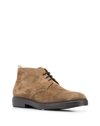 beige Chukka-Stiefel aus Wildleder von Doucal's