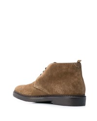 beige Chukka-Stiefel aus Wildleder von Doucal's