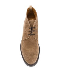 beige Chukka-Stiefel aus Wildleder von Doucal's