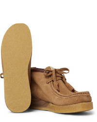 beige Chukka-Stiefel aus Wildleder von VISVIM