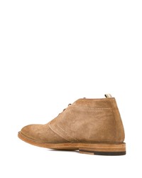 beige Chukka-Stiefel aus Wildleder von Officine Creative