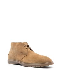 beige Chukka-Stiefel aus Wildleder von Tod's