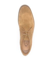 beige Chukka-Stiefel aus Wildleder von Tod's