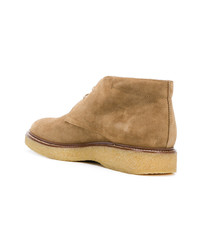 beige Chukka-Stiefel aus Wildleder von Tod's