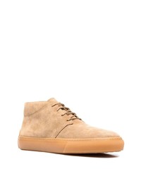 beige Chukka-Stiefel aus Wildleder von Tod's