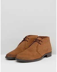 beige Chukka-Stiefel aus Wildleder von Frank Wright