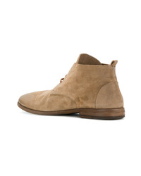 beige Chukka-Stiefel aus Wildleder von Marsèll