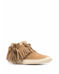 beige Chukka-Stiefel aus Wildleder von VISVIM