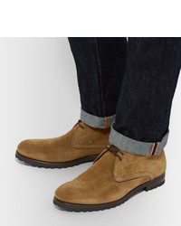 beige Chukka-Stiefel aus Wildleder von Harry's of London