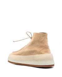 beige Chukka-Stiefel aus Wildleder von Marsèll