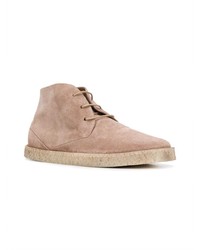 beige Chukka-Stiefel aus Wildleder von Marsèll