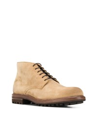 beige Chukka-Stiefel aus Wildleder von Brunello Cucinelli