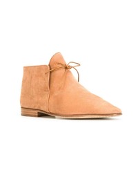 beige Chukka-Stiefel aus Wildleder von Nehera