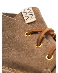 beige Chukka-Stiefel aus Wildleder von VISVIM