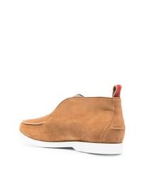 beige Chukka-Stiefel aus Wildleder von Kiton