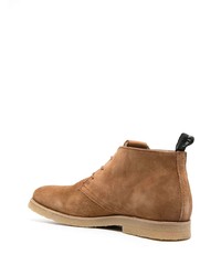 beige Chukka-Stiefel aus Wildleder von AllSaints