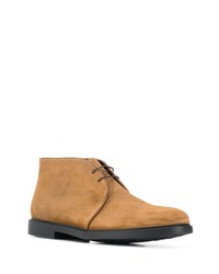 beige Chukka-Stiefel aus Wildleder von Fratelli Rossetti