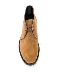 beige Chukka-Stiefel aus Wildleder von Fratelli Rossetti