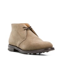 beige Chukka-Stiefel aus Wildleder von Church's