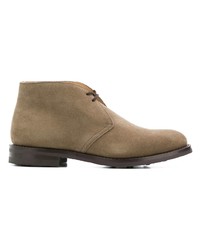 beige Chukka-Stiefel aus Wildleder von Church's