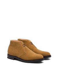 beige Chukka-Stiefel aus Wildleder von Church's