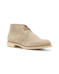 beige Chukka-Stiefel aus Wildleder von Church's