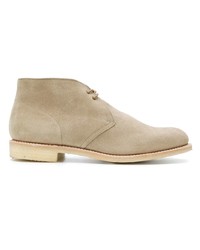 beige Chukka-Stiefel aus Wildleder von Church's